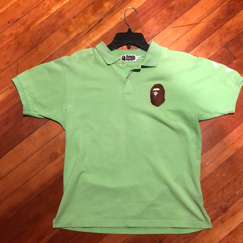 Bape vintage polo t shirt